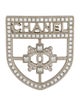 Chanel Strass CC Shield Brooch