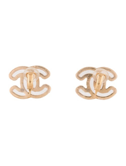 Chanel 2024 Resin CC Clip-On Earrings