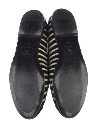 Chanel 2011 Interlocking CC Logo Ballet Flats