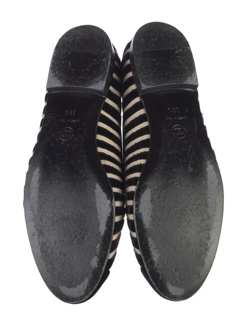 Chanel 2011 Interlocking CC Logo Ballet Flats