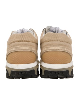 Chanel Interlocking CC Logo Suede Chunky Sneakers