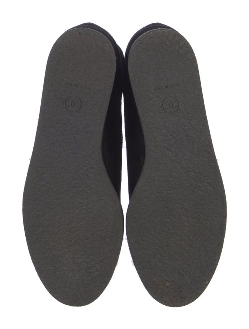 Chanel Interlocking CC Logo Suede Lace-Up Boots