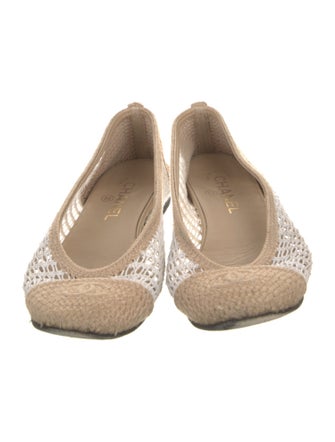 Chanel 2025 Interlocking CC Logo Ballet Flats