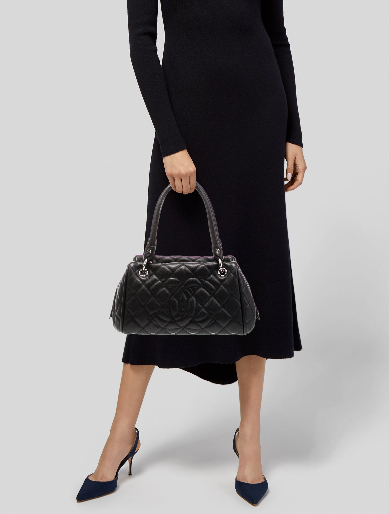 Chanel Quilted Timeless Bowler bag