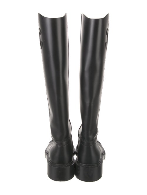 Chanel 2024 Interlocking CC Logo Riding Boots