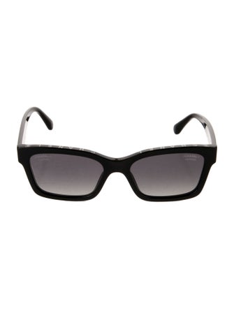 Chanel Interlocking CC Logo Wayfarer Sunglasses