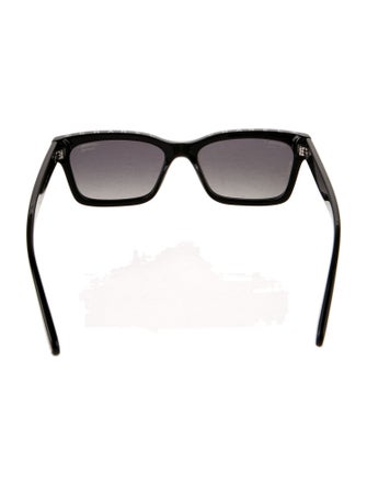 Chanel Interlocking CC Logo Wayfarer Sunglasses