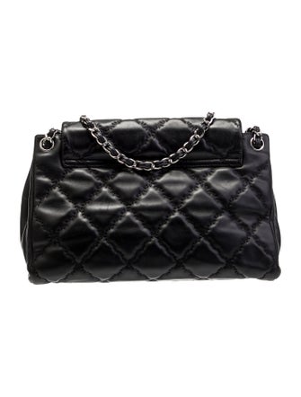 Chanel Large Double Stitch Hamptons CC Accordion Flap Bag