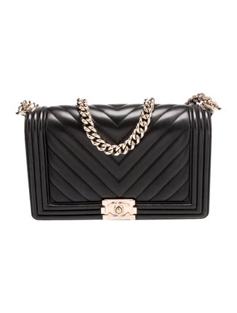 Chanel Large Chevron Boy Bag