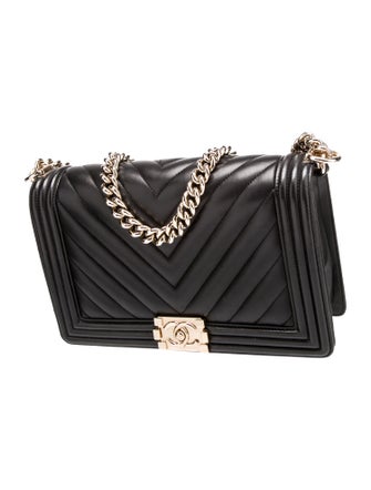 Chanel Large Chevron Boy Bag