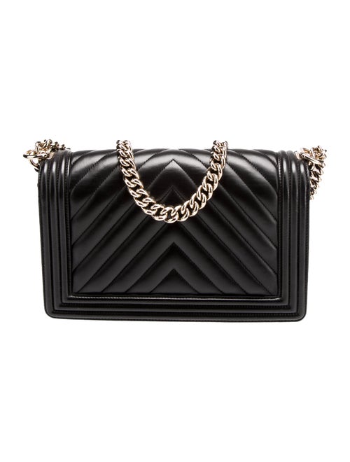 Chanel Large Chevron Boy Bag