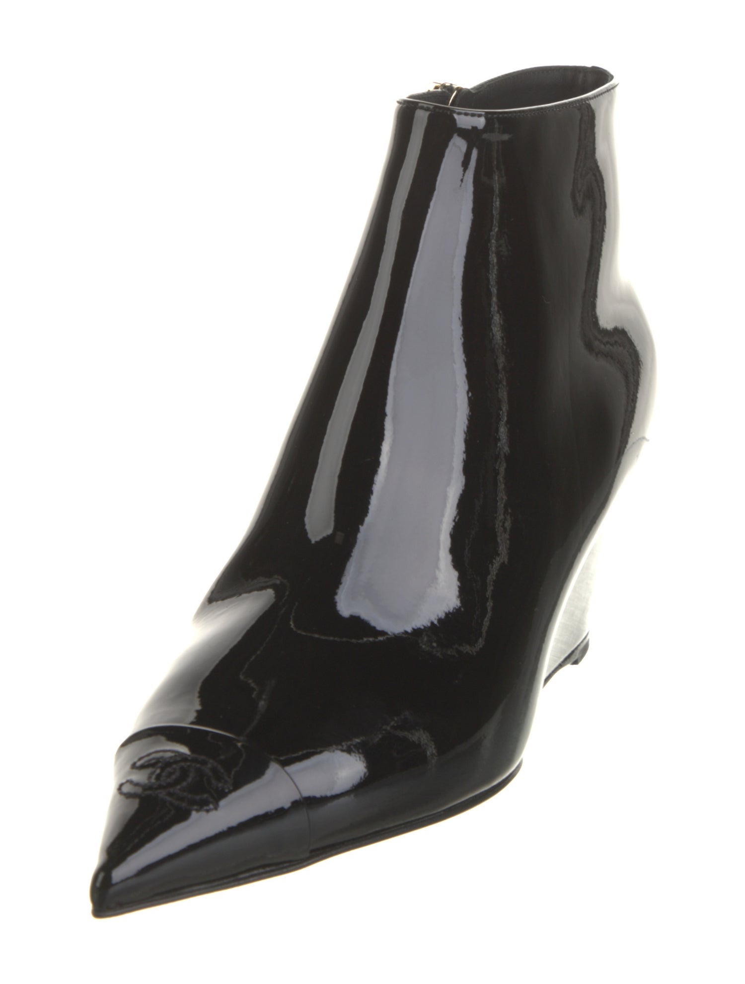 Chanel 2022 Interlocking CC Logo Boots