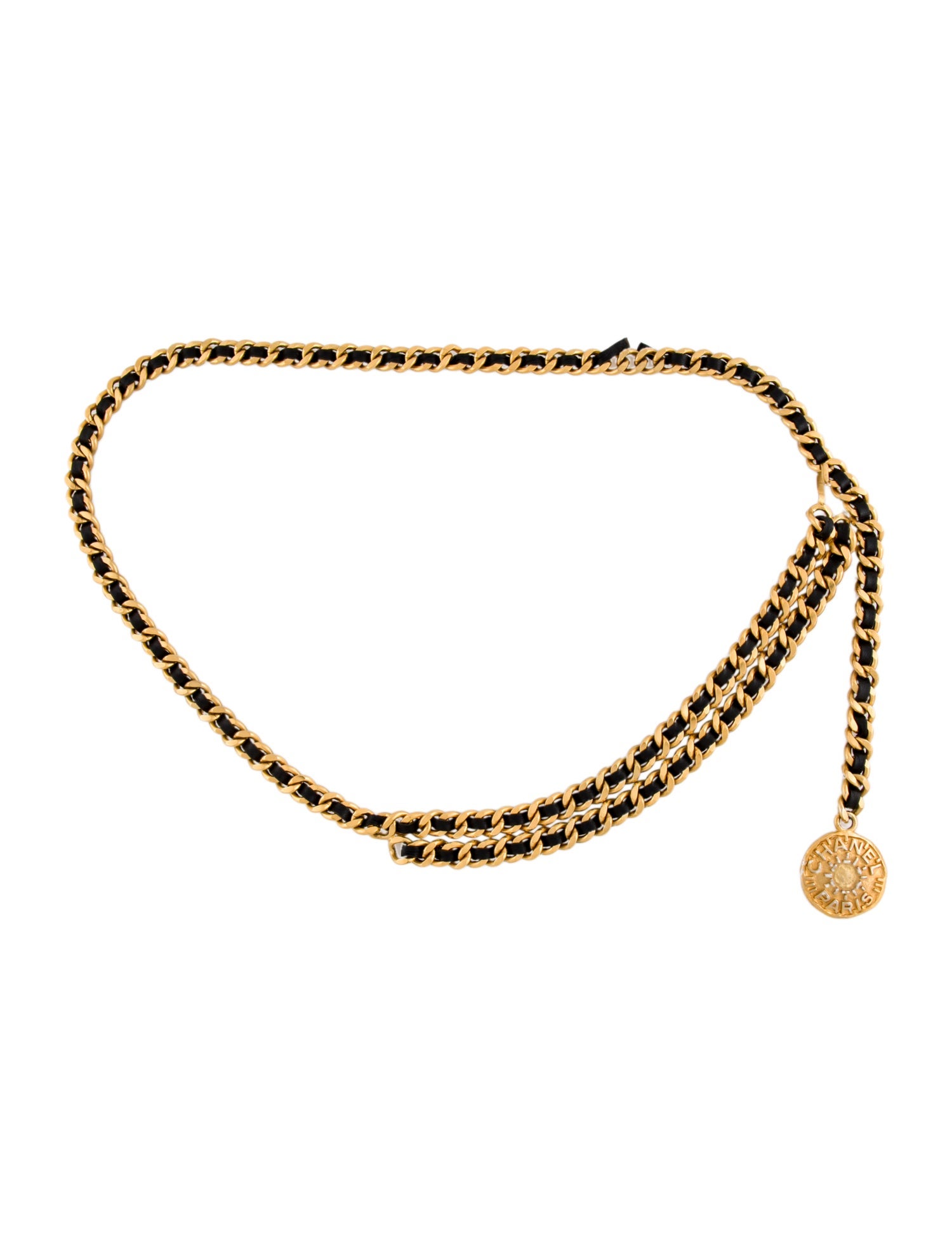 Chanel 1995 Interlocking CC Logo Waist Belt