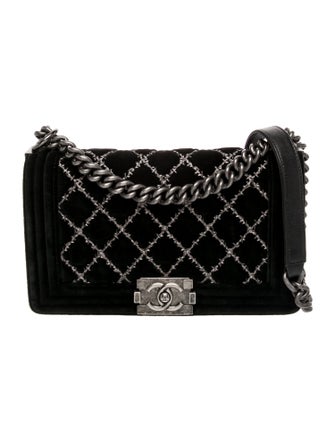 Chanel Medium Velvet Boy Bag