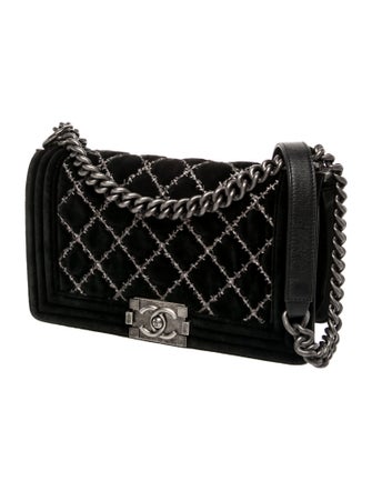 Chanel Medium Velvet Boy Bag