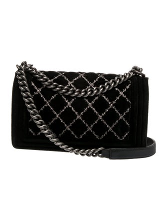 Chanel Medium Velvet Boy Bag