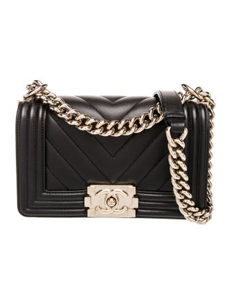 Chanel Small Chevron Boy Bag