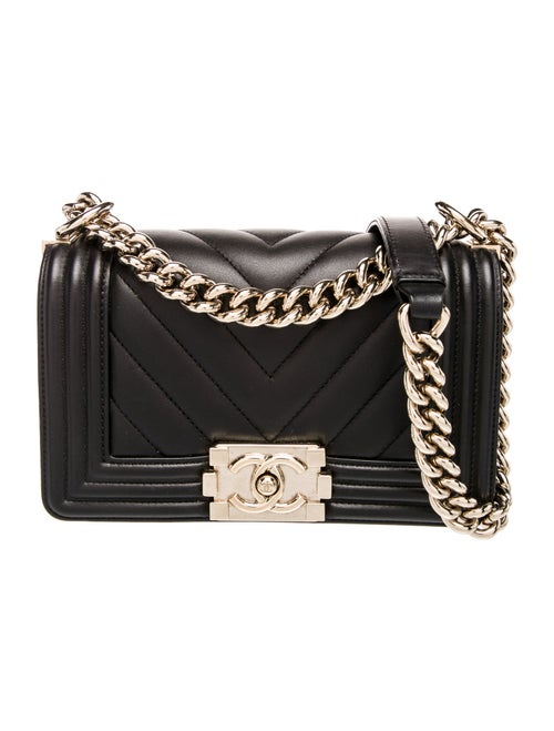 Chanel Small Chevron Boy Bag