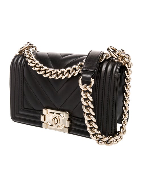 Chanel Small Chevron Boy Bag