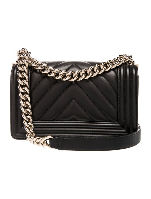 Chanel Small Chevron Boy Bag