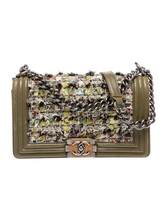 Chanel Medium Tweed Boy Bag