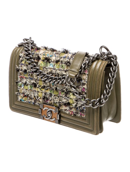 Chanel Medium Tweed Boy Bag