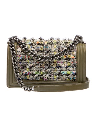 Chanel Medium Tweed Boy Bag