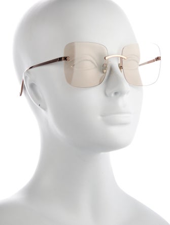 Chanel Interlocking CC Logo Square Sunglasses