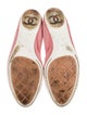 Chanel Interlocking CC Logo Suede Ballet Flats