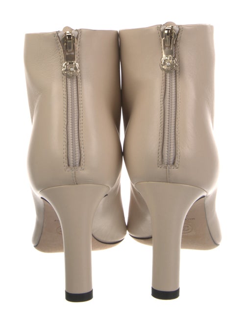 Chanel Interlocking CC Logo Leather Boots