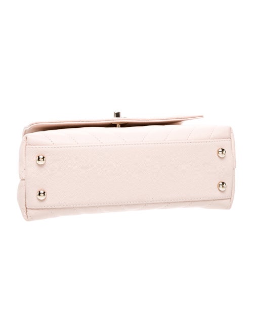 Chanel Mini Chevron Coco Handle Bag