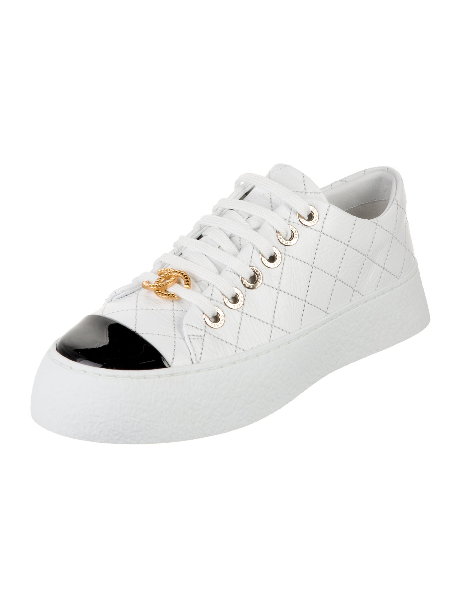 Chanel 2025 Interlocking CC Logo Sneakers