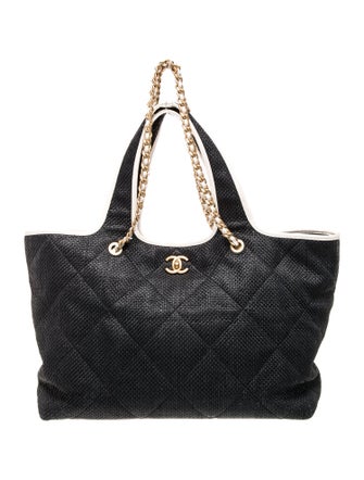 Chanel Raffia Coco Beach Tote