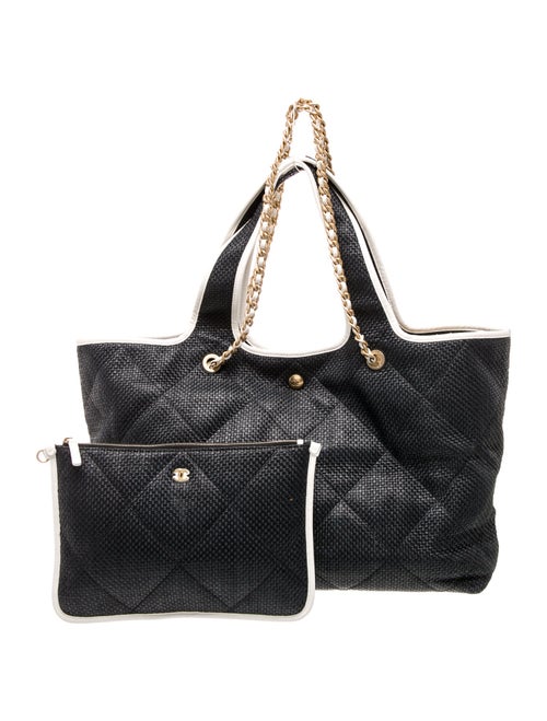 Chanel Raffia Coco Beach Tote