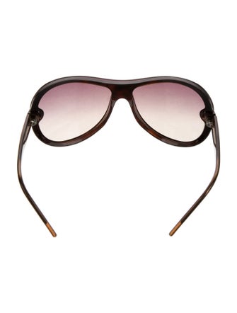 Chanel Interlocking CC Logo Shield Sunglasses