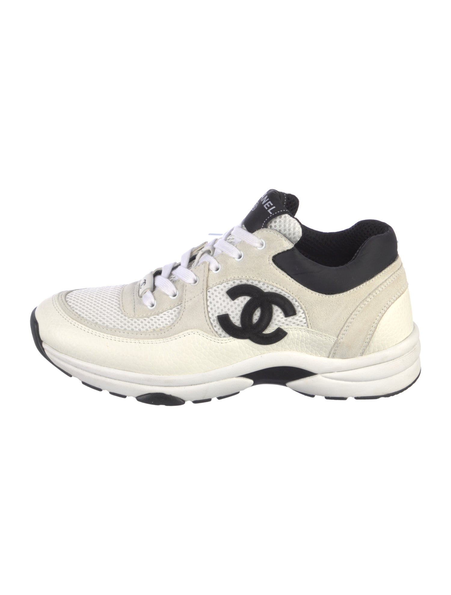 Chanel Interlocking CC Logo Sneakers