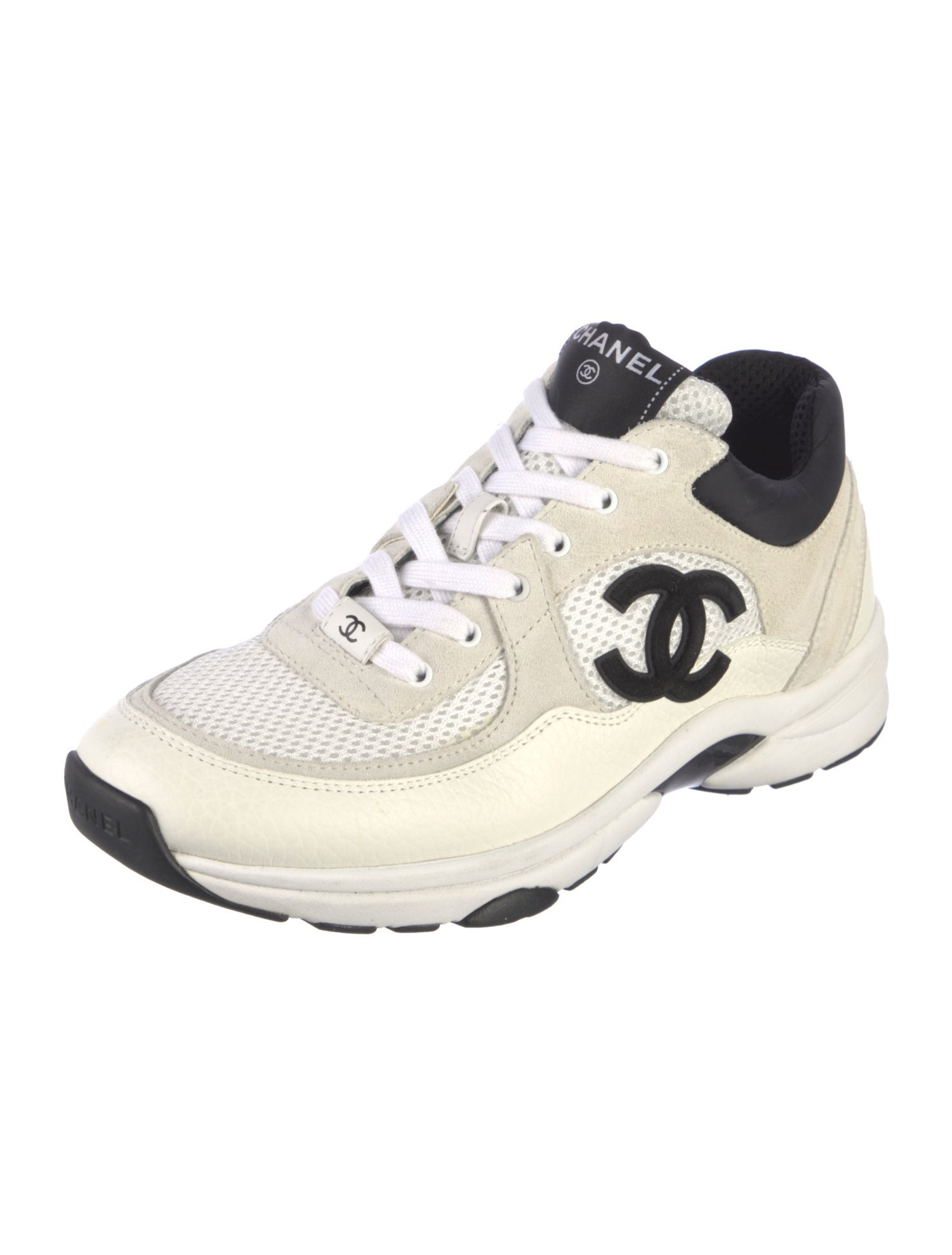 Chanel Interlocking CC Logo Sneakers