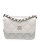 Chanel Iridescent Coco Bow Clutch w/ Chain