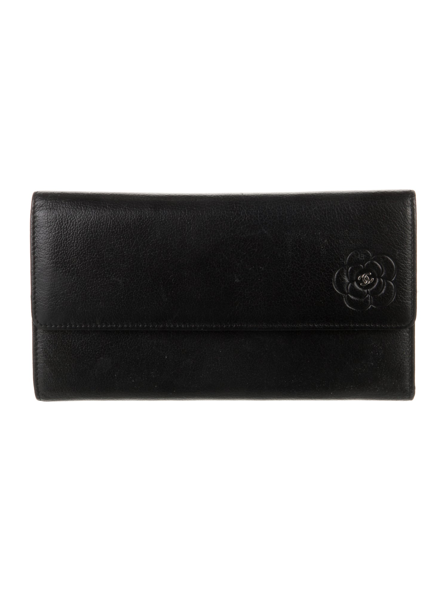 Chanel 2009 Interlocking CC Logo Trifold Wallet