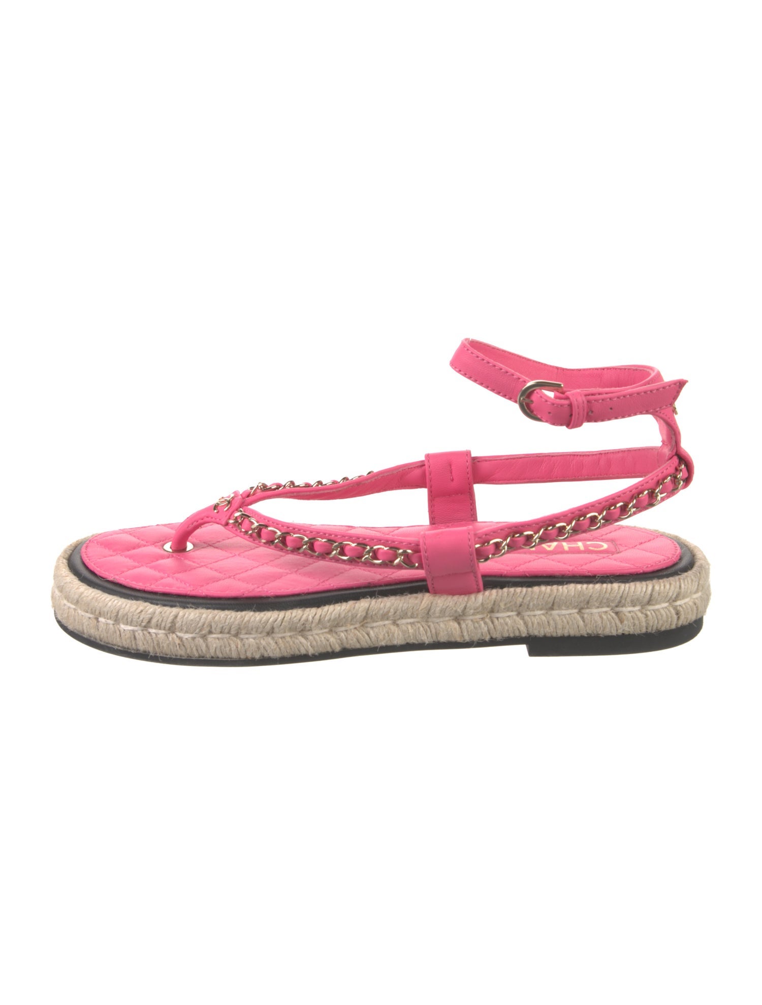 Chanel 2021 Interlocking CC Logo Espadrilles