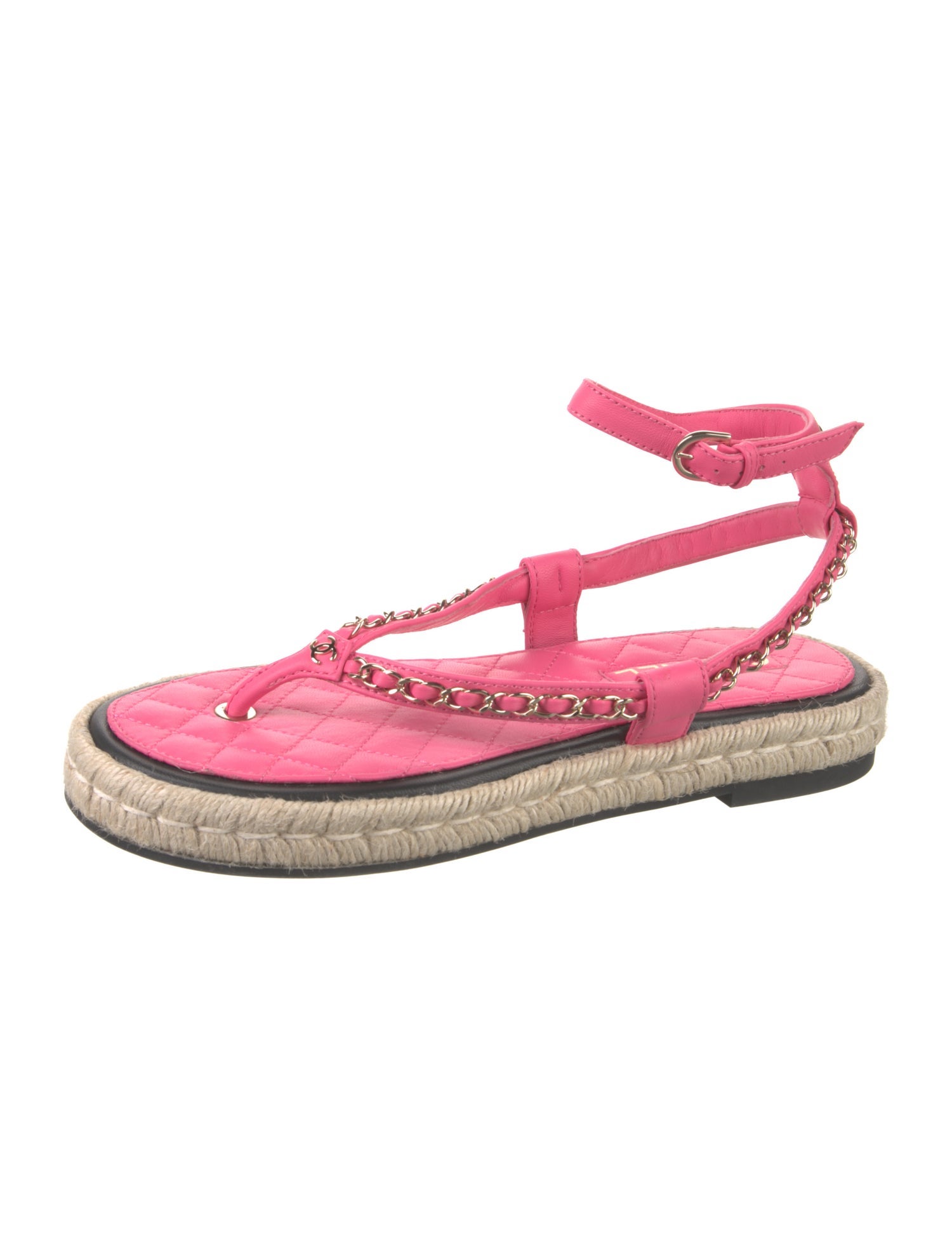 Chanel 2021 Interlocking CC Logo Espadrilles