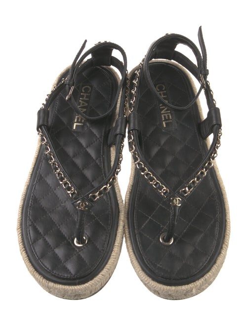 Chanel 2021 Interlocking CC Logo Espadrilles