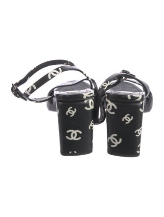 Chanel 2022 Interlocking CC Logo Sandals