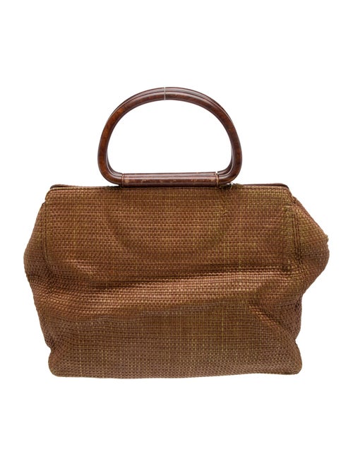 Chanel Raffia CC Handle Bag