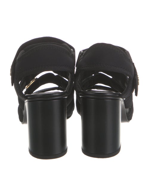 Chanel 2023 Interlocking CC Logo Sandals