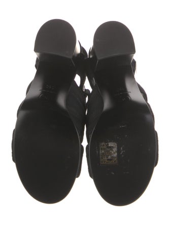 Chanel 2023 Interlocking CC Logo Sandals