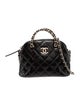 Chanel Mini Shiny Coco Clutch w/ Chain