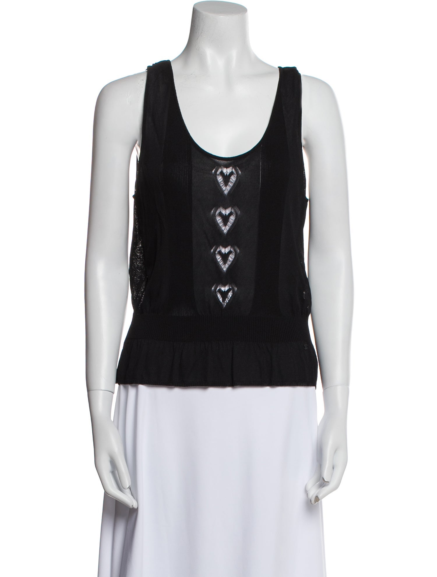 Chanel 2006 Scoop Neck Top