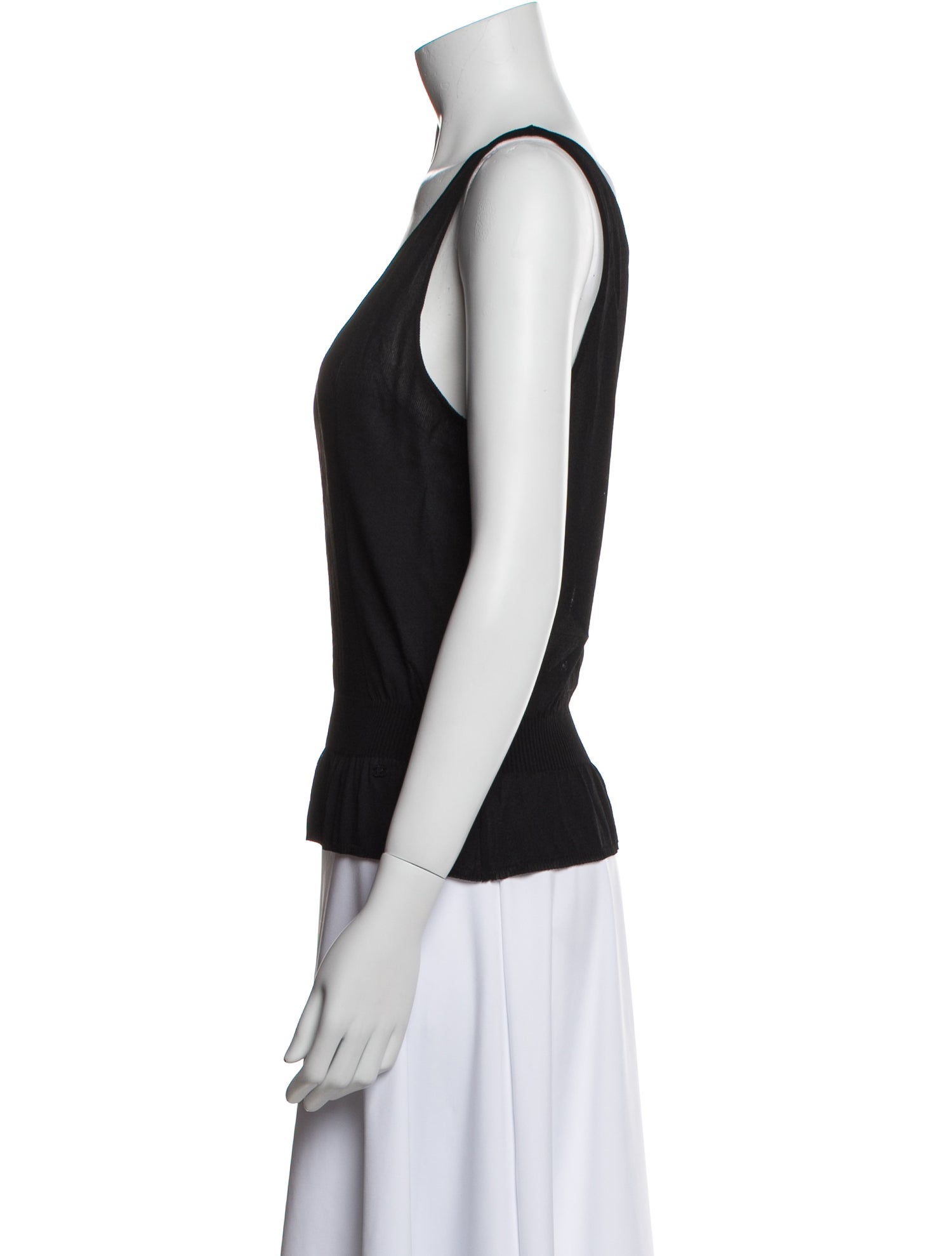 Chanel 2006 Scoop Neck Top