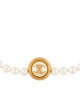 Chanel 2024 Faux Pearl CC Choker Necklace